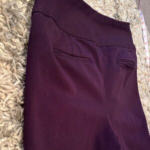 Purple Slim Fit Pants